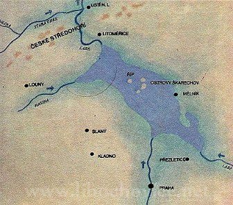 Poslední jezero v Čechách mělo jen omezený rozsah.Vzniklo v závěru druhé doby ledové günzu 2.