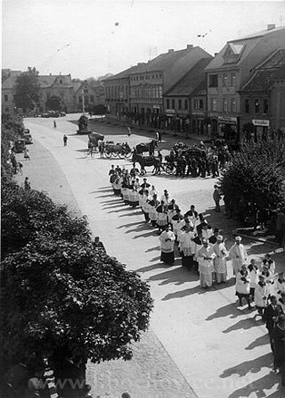 Pohřeb dp.Msgra.Václava Oplta dne 12.9.1935